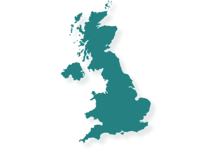 Map of the UK